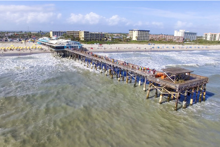 Cocoa Beach Pier in Florida