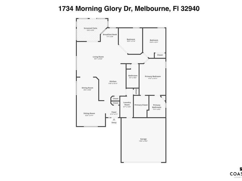 1734 Morning Glory Drive, Melbourne, FL 32940
