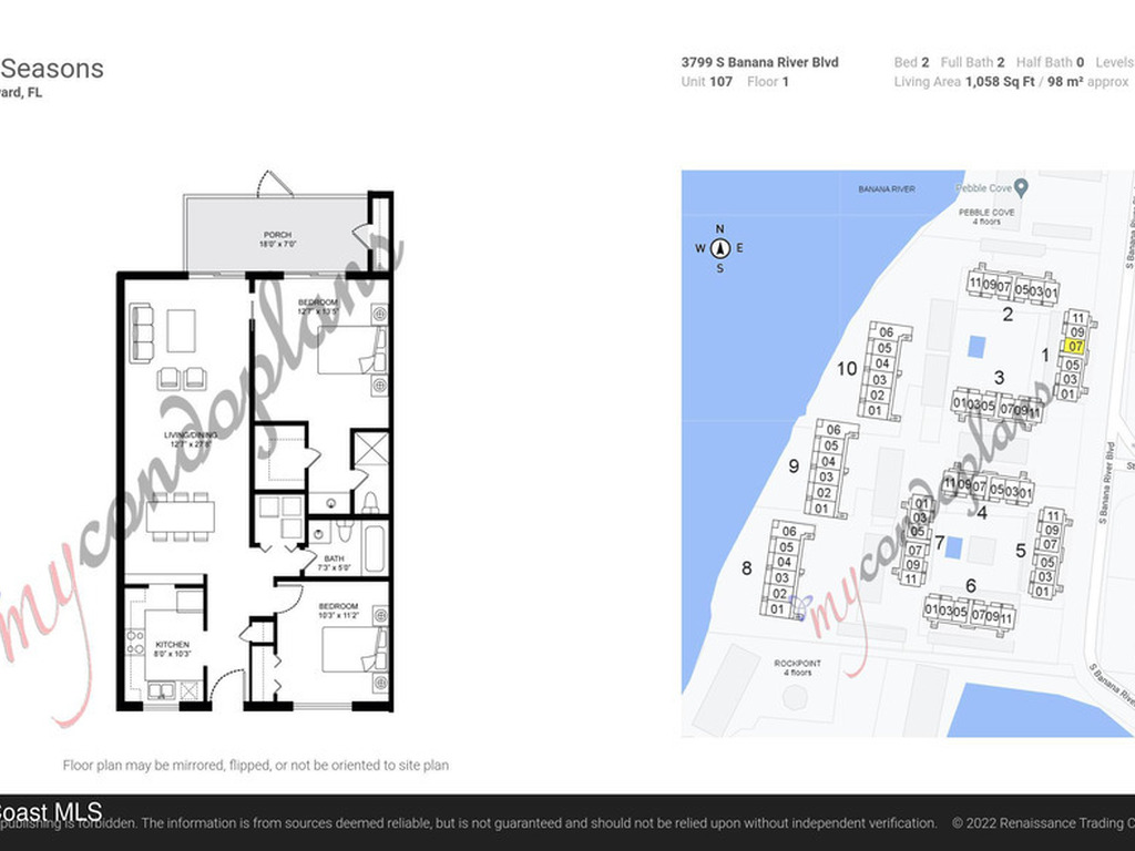 3799 S Banana River Boulevard, Cocoa Beach, FL 32931