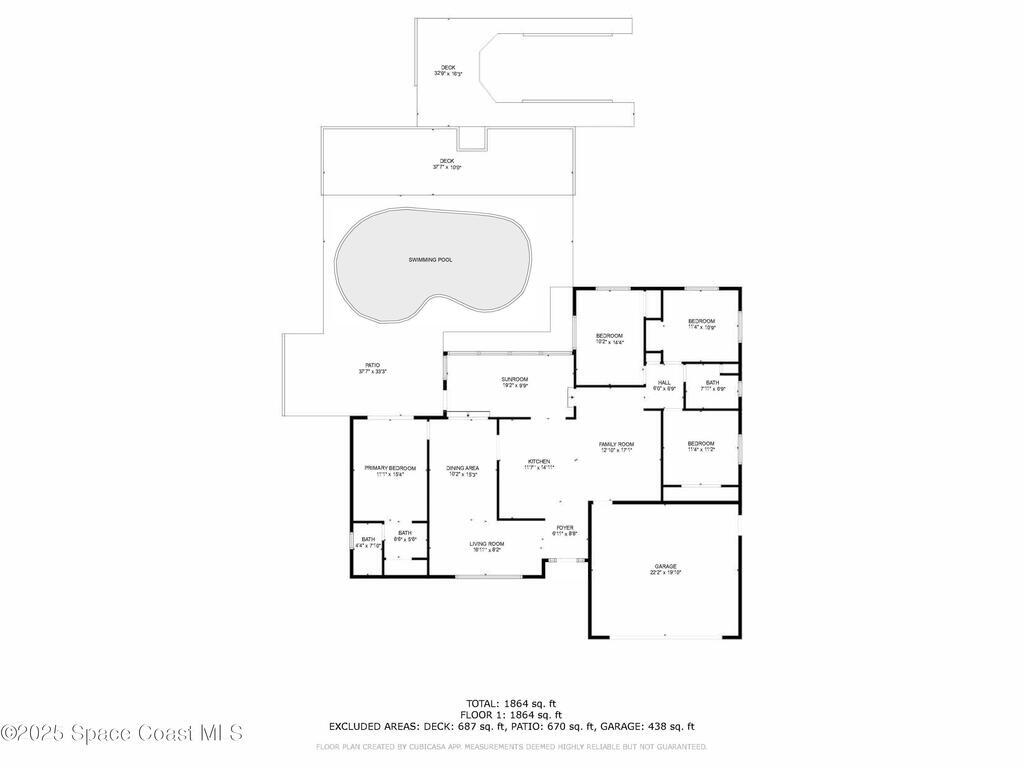 1695 Rochelle Parkway, Merritt Island, FL 32952