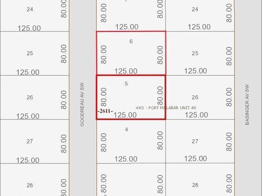 1991 1999 Goodreau (2 Lots) Avenue, Palm Bay, FL 32908