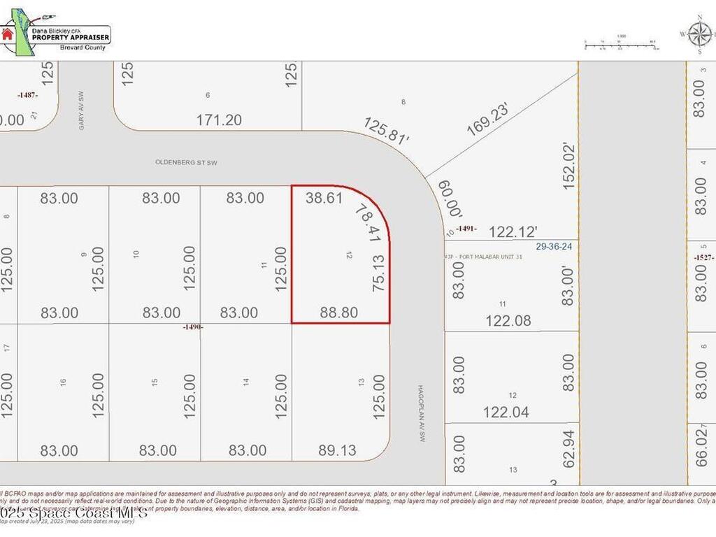 Oldenberg Street, Palm Bay, FL 32908