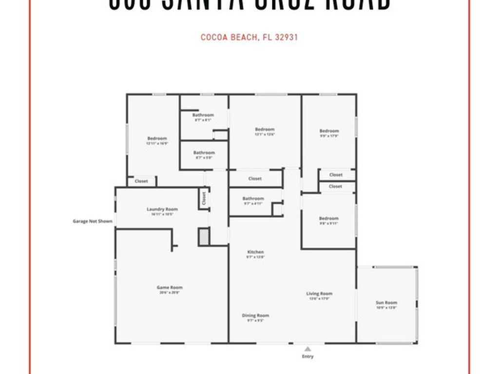 936 Santa Cruz Road, Cocoa Beach, FL 32931