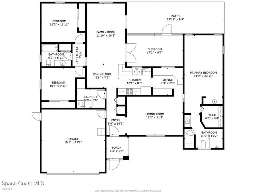 1407 SE Valerius Street, Palm Bay, FL 32909