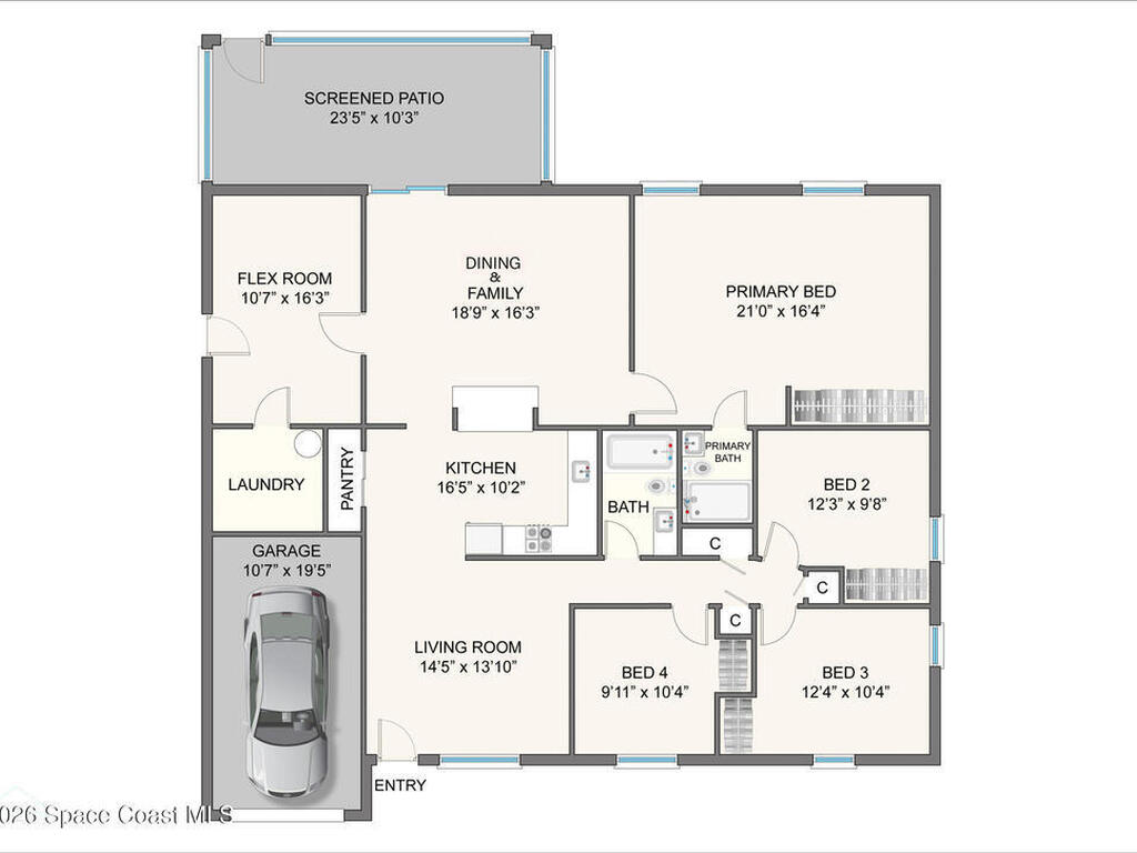 1458 Sea Breeze Lane, Melbourne, FL 32935