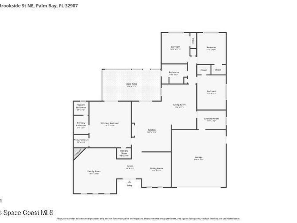 1706 Brookside Street, Palm Bay, FL 32907